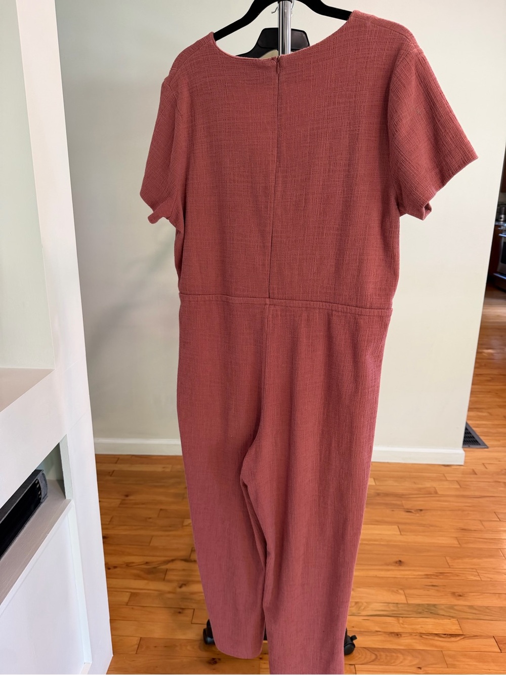 Madewell Dusty Rose Wrap-Front Jumpsuit - Picture 3 of 3